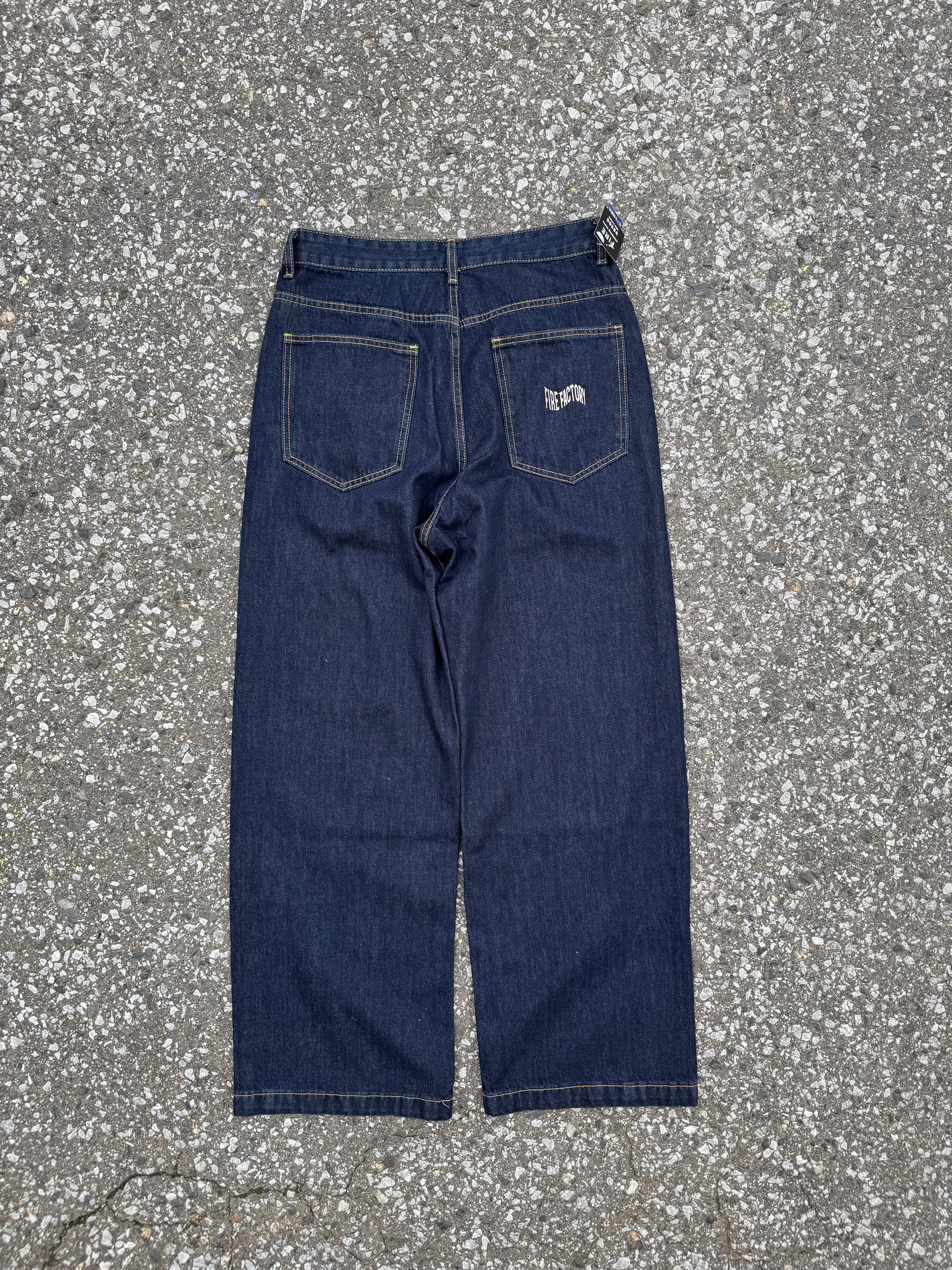 DOUBLE KNEE DENIM PANTS