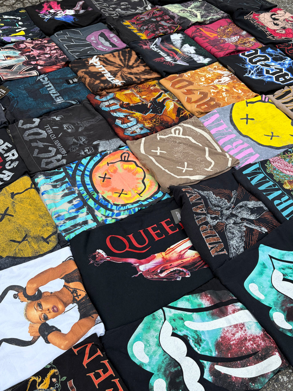 Band T-shirts box