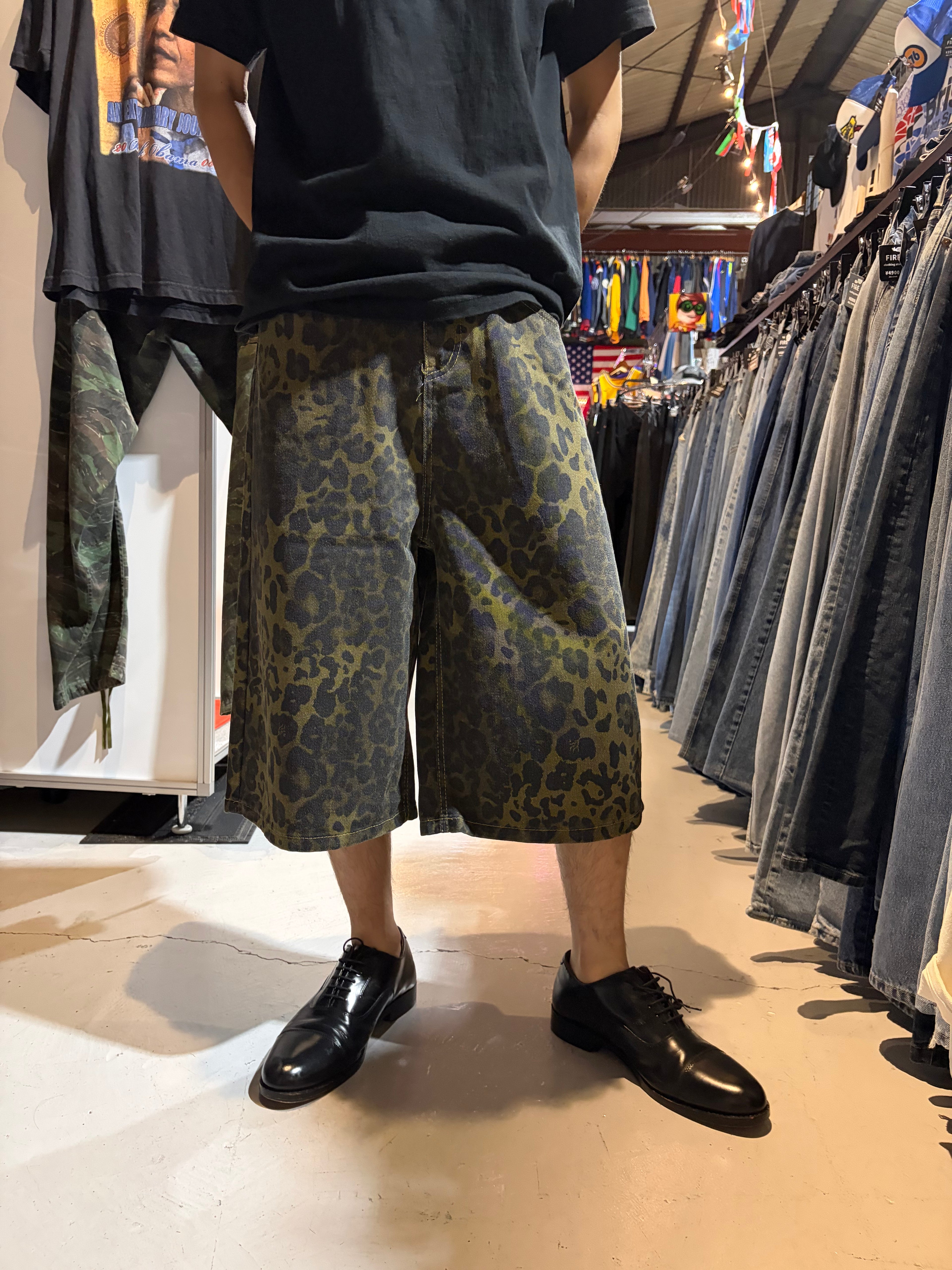 Leopard shorts