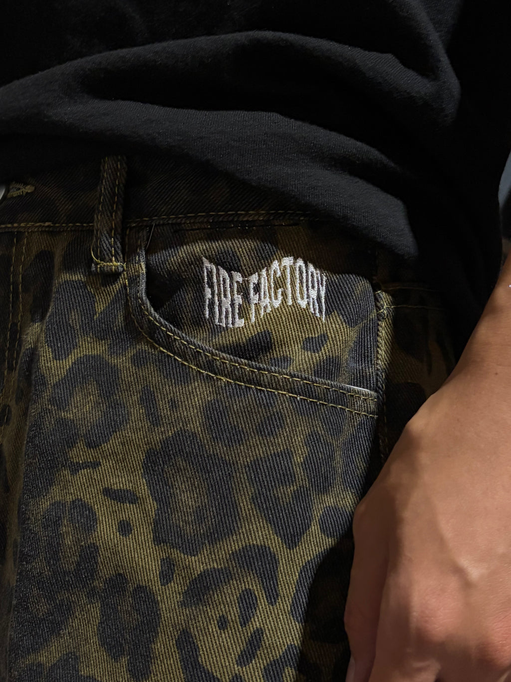 Leopard shorts