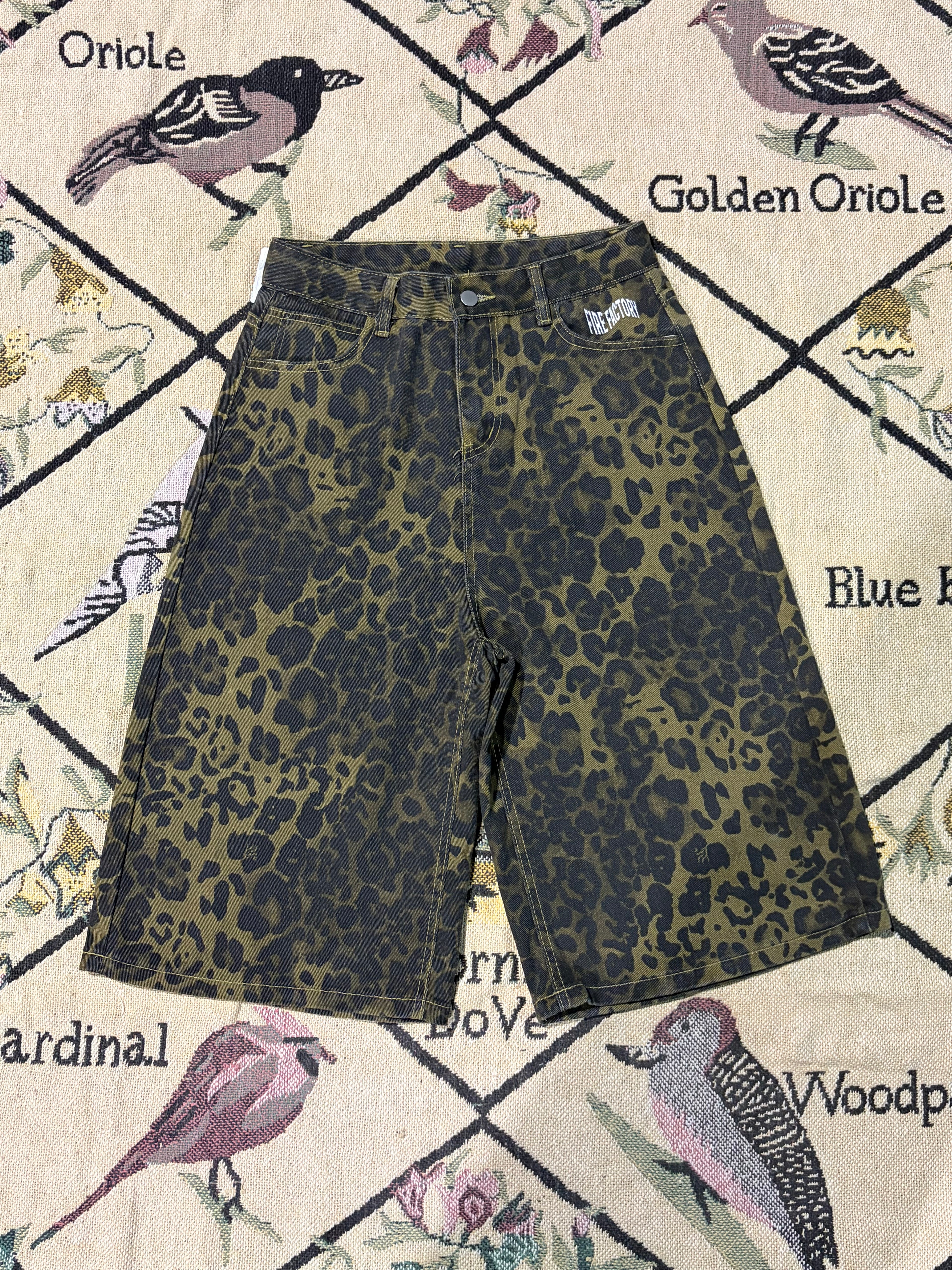 Leopard shorts