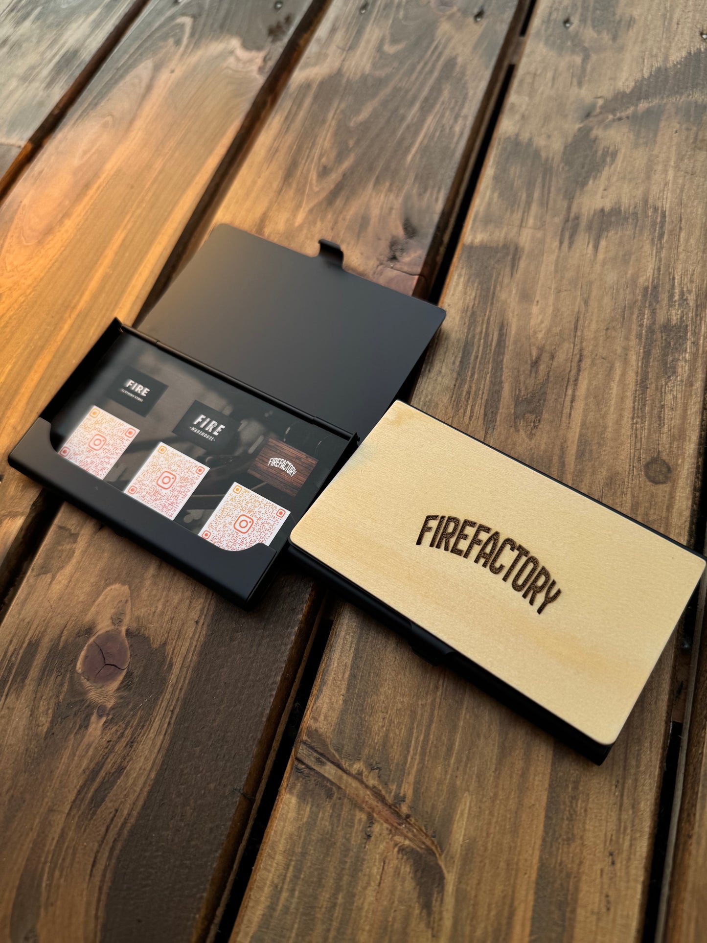 Wood Card case