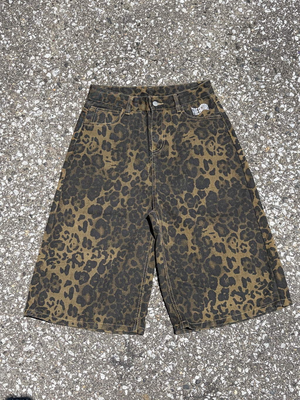 Leopard shorts