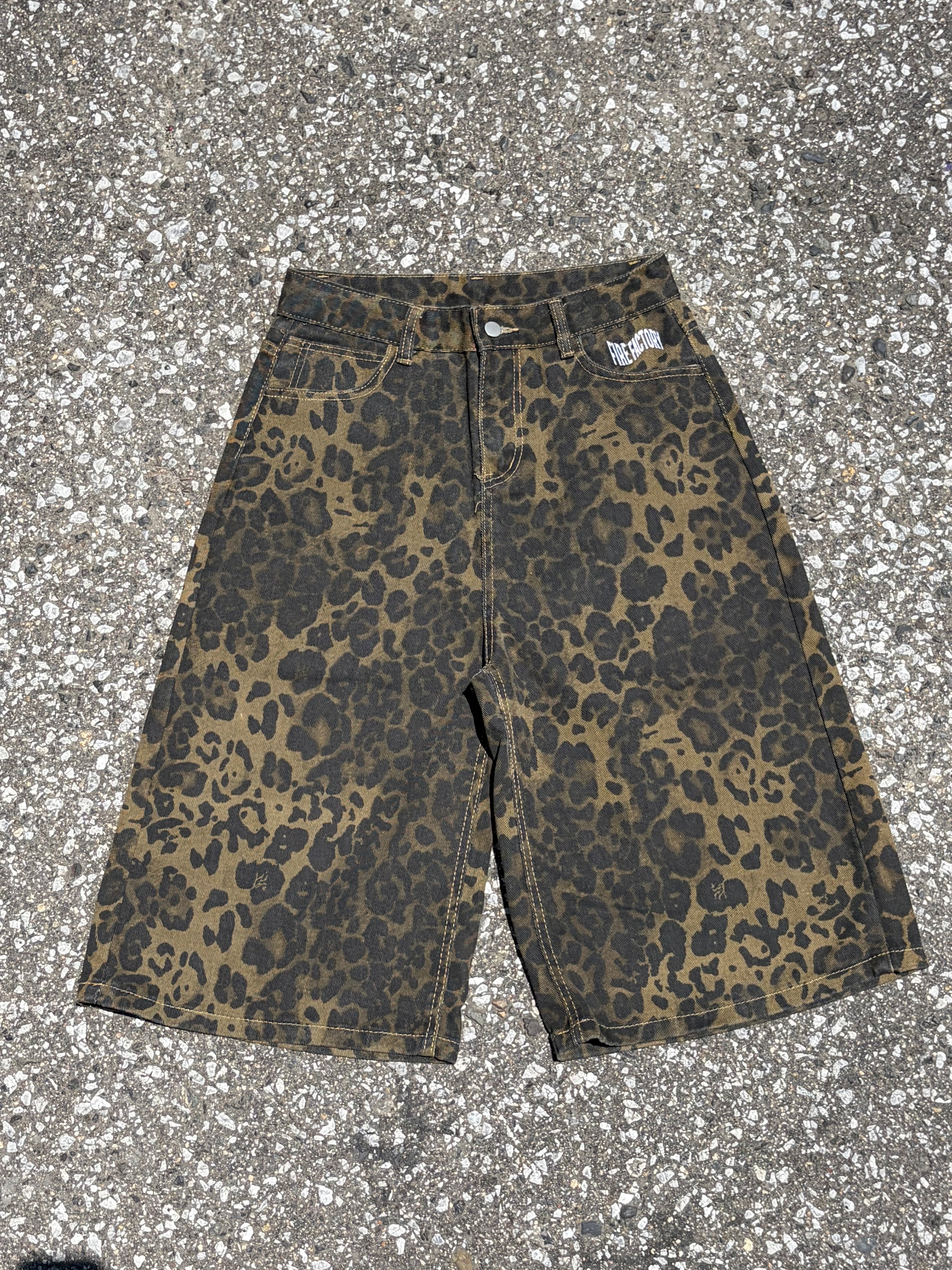 Leopard shorts