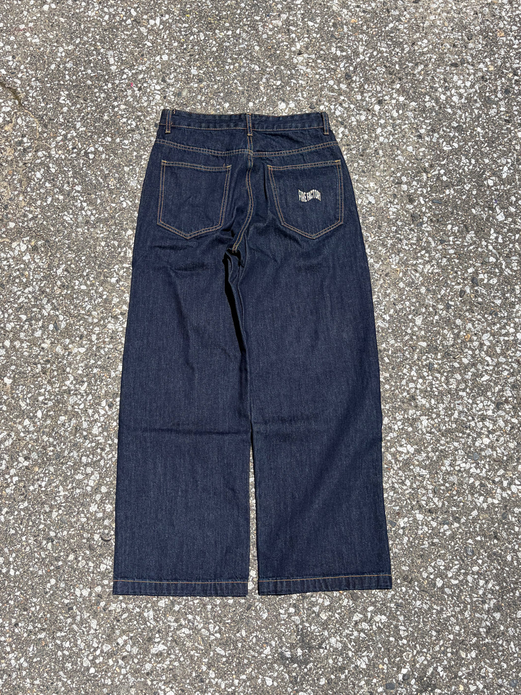 DOUBLE KNEE DENIM PANTS