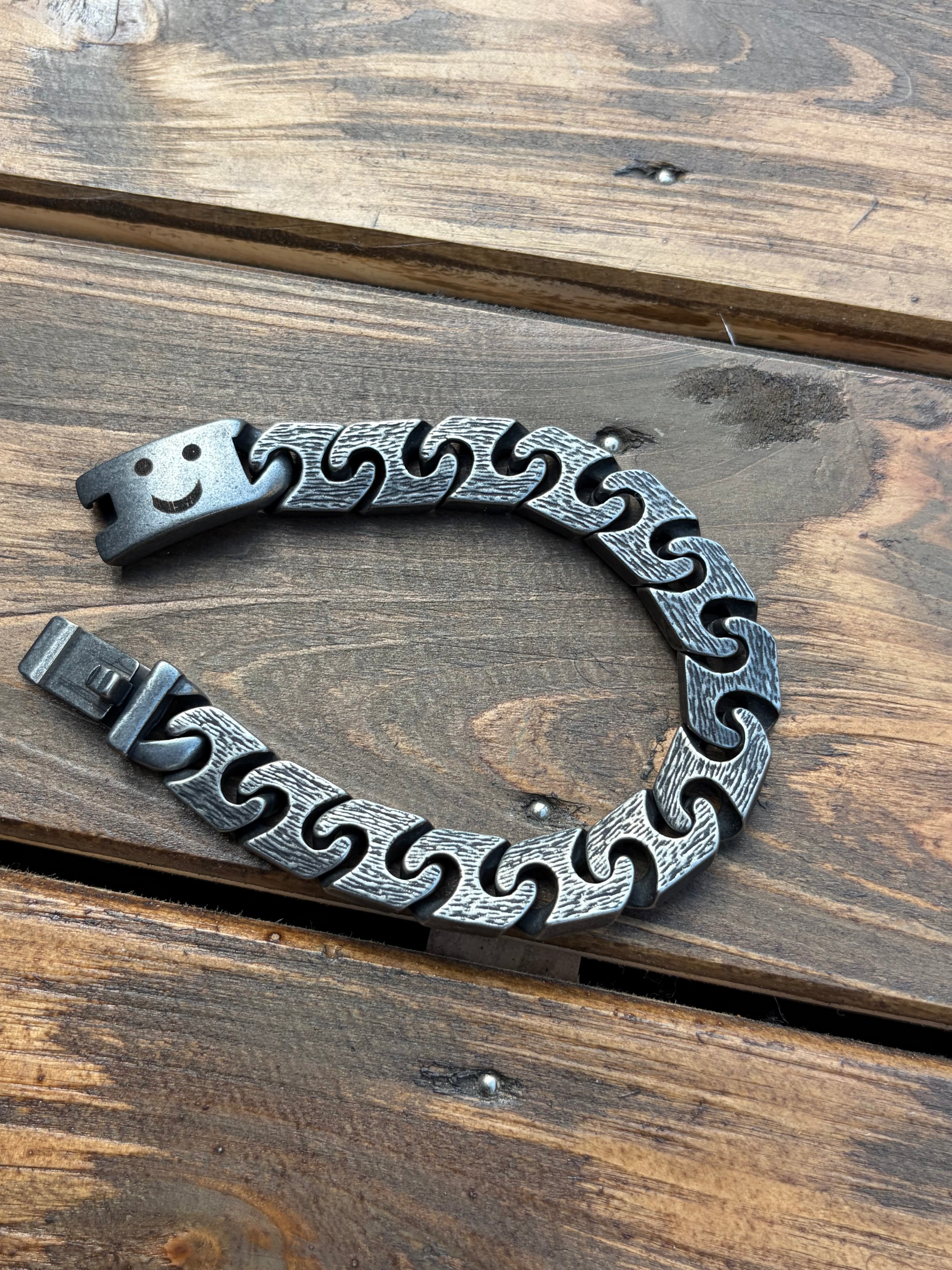 Stainless Wave Chain Bracelet