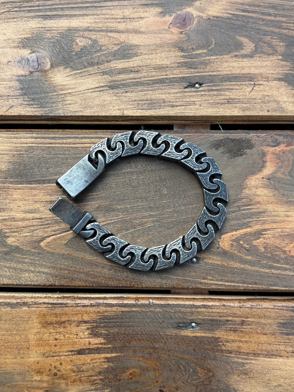Stainless Wave Chain Bracelet