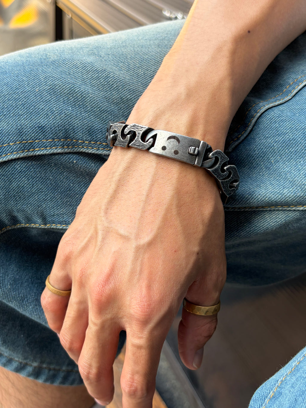 Stainless Wave Chain Bracelet