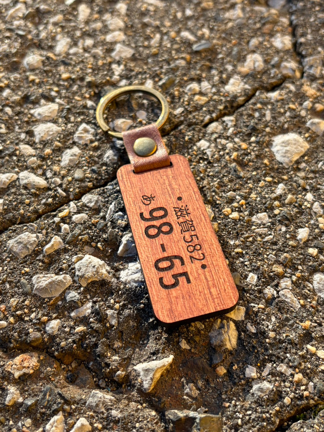 CAR LICENSE KEY RING